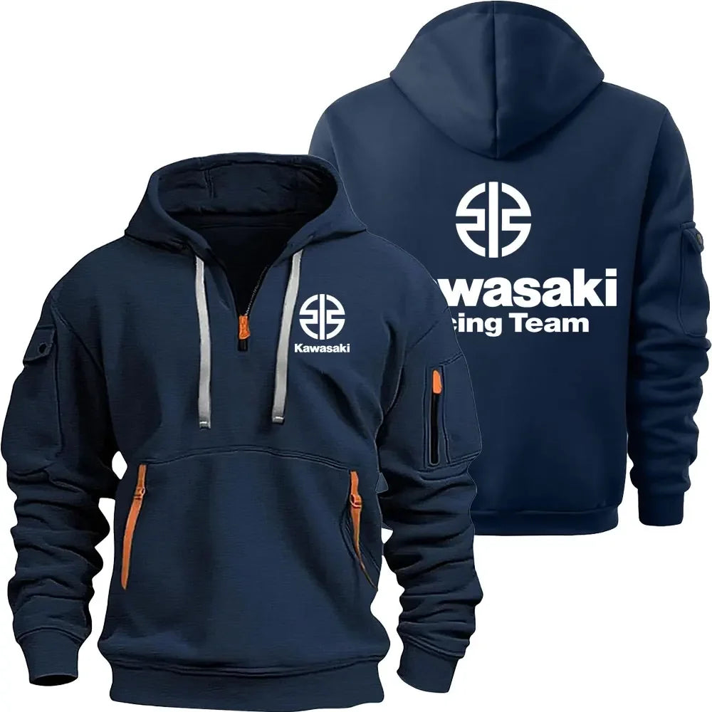 Kawasaki Racing Team Hoodie – Unisex Sport Pullover for Motorcycle Fans